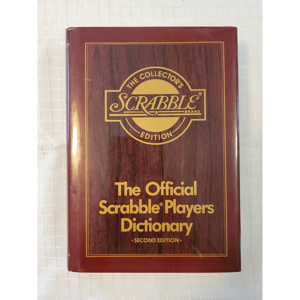 The Official Scrabble Players Dictionary Second Edition Collector's Edition 1990